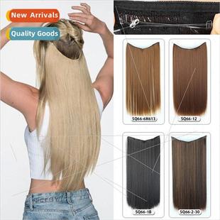 22inch Long Hair Europe Fish Piece Extensions Wig