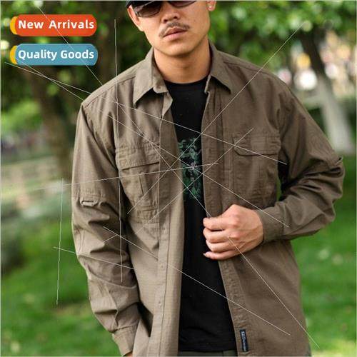 5.-Outdoor Casual Men Workwear Casual Cotton Scratch Resista