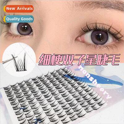 Gemini False Eyelash Imp ngle Cluster Segmented Lazy Trilogy