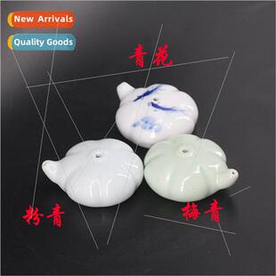 Thirteen Moon Pink Plum Green Drops Ink Drops Celadon Ink Dr