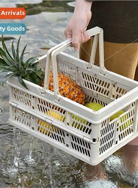 Outdoor Camping Folding Storage Box Car Trunk Handheld Foldi