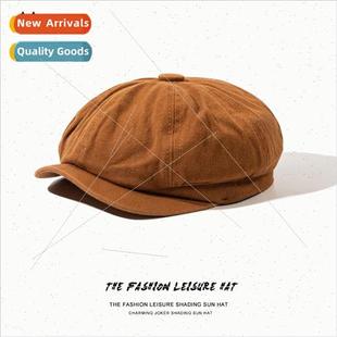 black back wear Hat Japanese set beret simple female