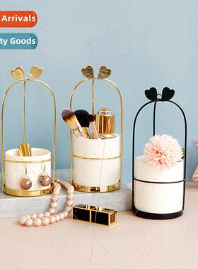 mple Scandinavian vase ins iron ceramic desktop organizer ca