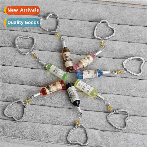 Korean trinkets simulation beer bottle drink bottle resin ke