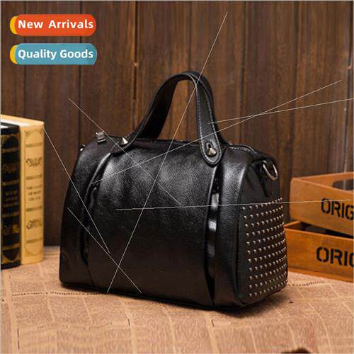 new fall winter leather women bags Europe retro large-capacy