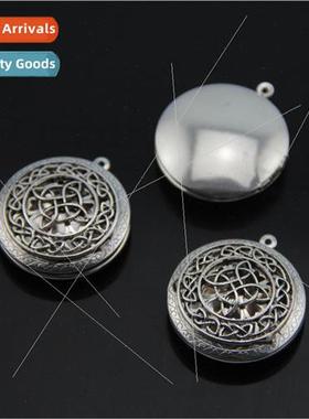 Europe magic box pendant DIY jewelry accessories hollowed ou