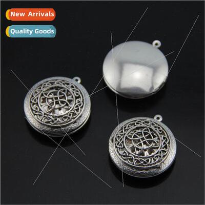 Europe magic box pendant DIY jewelry accessories hollowed ou