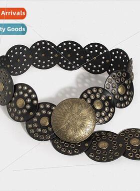 new retro round cake rivets accessories gas eye punk handsom