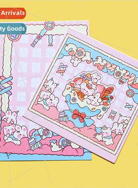 Japanese sweet original cute ins card head card back cartoon