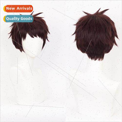 Anime Wigs Hero Academia  4 zaki-Monogatari Reddish Brown Cr