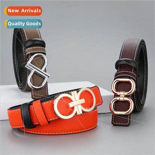 Belt female leather ins decorative jeans su dress waist clos