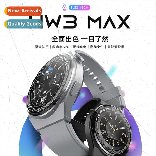 HW3max smartwatch NFC Bluetooth call heart rate health monor