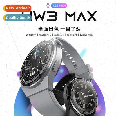 HW3max smartwatch NFC Bluetooth call heart rate health monor
