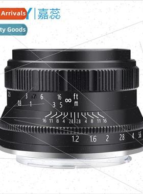 35mm f1.2 Micro SLR Fixed Lens适用Sony e-mount Fuji-mount Pa
