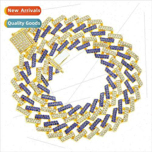 Europe men hip hop jewelry full diamond diamond bar colorful