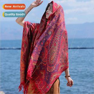 Dali travel scarf new fem cashmere Yunnan faux 2023 vacation