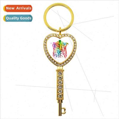 Pease Love Botanicals & Flowers Nurse Glass Ripple Heart Gol