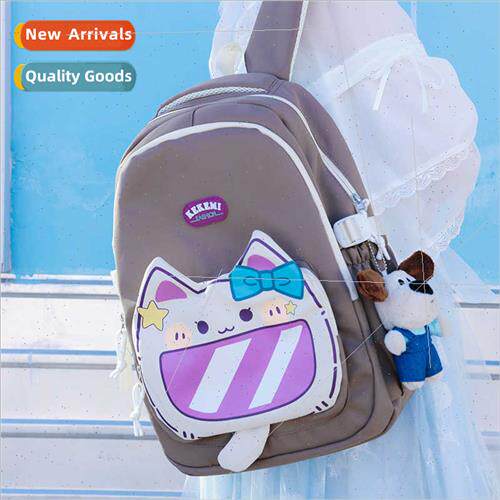 Schoolbag female cute cat Korean ins hundred soft girl large