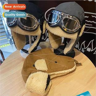 Korean hat velvet thickened tide winter women men Feng Lei