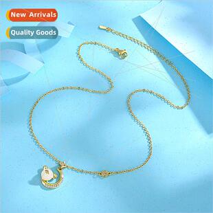 New Chinese Zodiac Rat Necklace Female Pendant Lockbone Chai