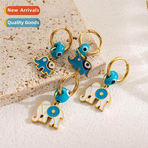 Europe new light luxury wind earrings female cartoon animal