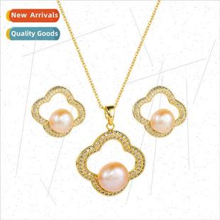 Korean fashion freshwater s925 earrings pin pearl nec silver