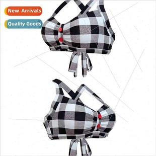 Europe Large Spl New One Bikini Swimwear Retro 2022 Breasted