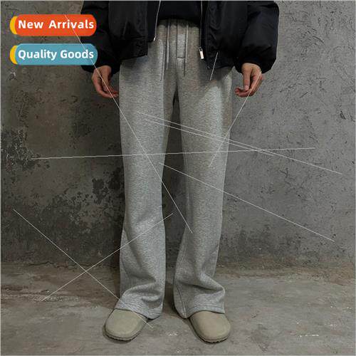INall cut curved knife padded men sweat pants 450g heavy wei