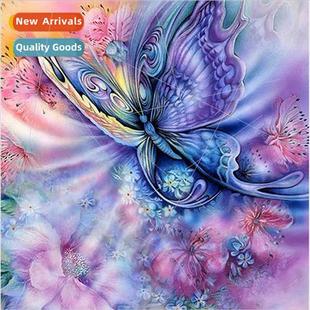 DIY Butterfly Full Cross Handmade New mple Thread Stch