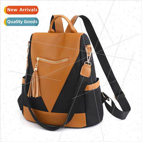 Ladies Shoulder Bag Women Fashion Clash Color Outdoor Travel