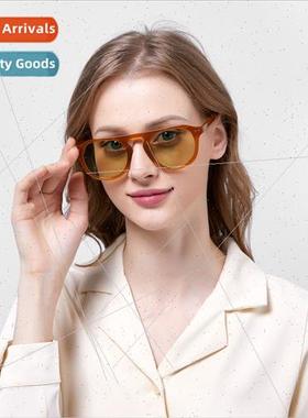 2020 new oval sunglasses fashion Korean nd sunglasses lightw