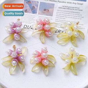 ball pendant flowers Yuanqi handmade crystal diy weavin girl