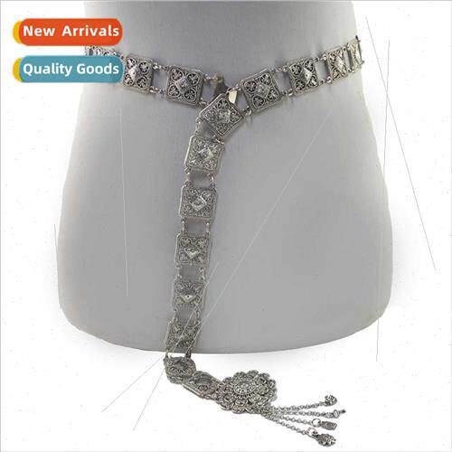 Europe popular waist chain jewelry retro carved waist chain