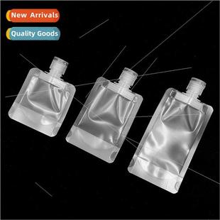 Travel lotion dispenser bag cosmetic shampoo dispensing pipe