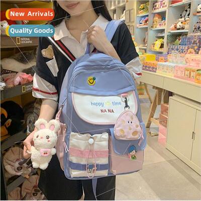 2024 new schoolbag Japan ins backpacks versatile large capac
