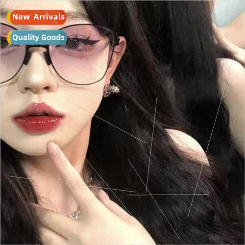 new folding sunglasses sunglasses female anti-ultraviolet ad