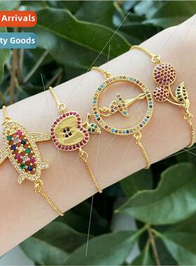 Europe fashion nd hand jewelry creative niche ballet girl fl