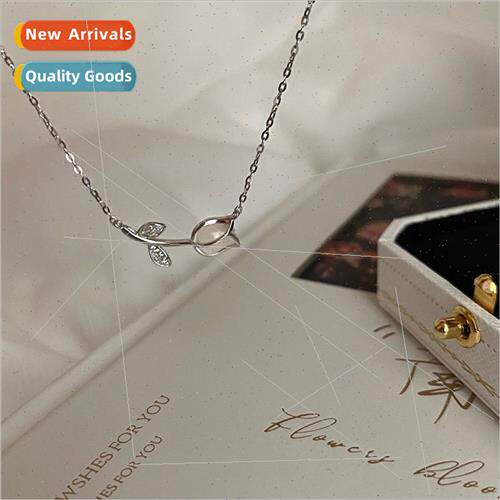 2022 fall new tulip necklace female ins tide niche hundred w