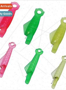 Fish Needle Threader Plastic Leader Needle Threading Piece S