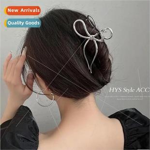 grab metal clips female hair wind bow clip Korea new cold