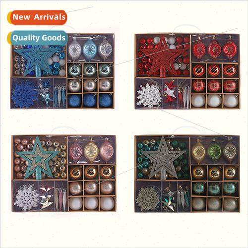 Christmas costume e ornaments hangings colorful ball plating