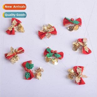 Iron Bells Decorative Mini Christmas Wreath Bow