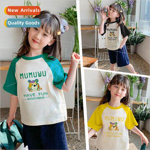 2023 children short-sleeved summer kids shoulder sleeve Yanq