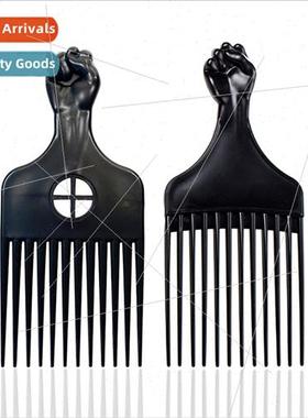 Fist shape black plastic comb 适用hairdressing salons Hairdr