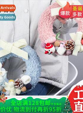 Christmas decorative wreath Mall window venue decoration doo