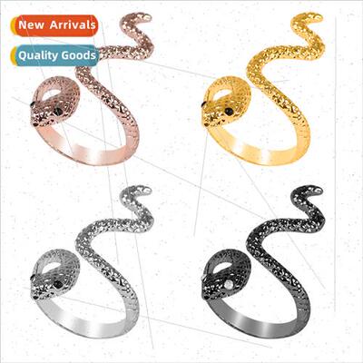 Men women retro Korea personalized fashion wild Zodiac snake