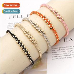 gold beads handmade ins colorful ethnic beaded gla bohemian