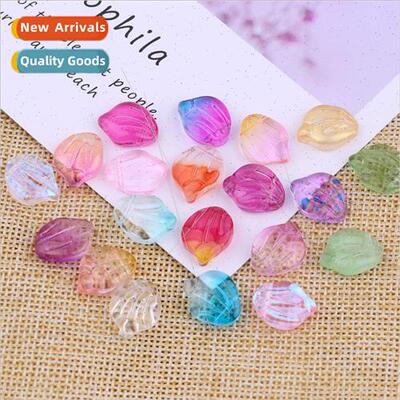 15mm petals Czech glaze beads crystal ancient Hanfu hair orn