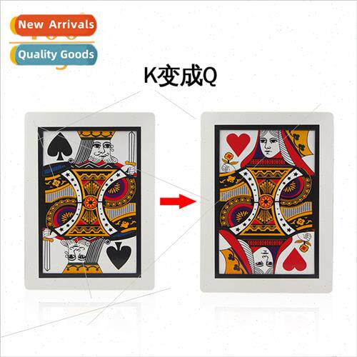 Large K to Q Follow card Upside down card 42.5*28cm stage ma
