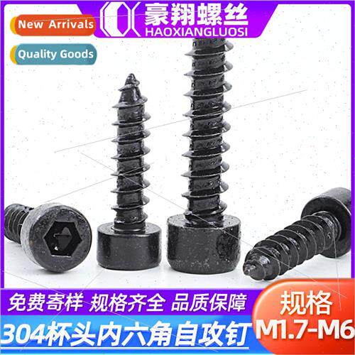 304 Cylindrical head hexagon socket head tapping screws cup